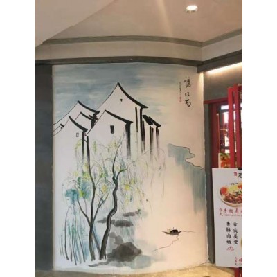 沧州涂料墙体广告协同照明墙体广告点位