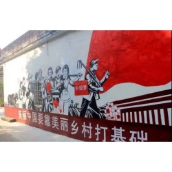 许昌墙体画彩绘,许昌古建筑彩绘,振兴乡村绘画