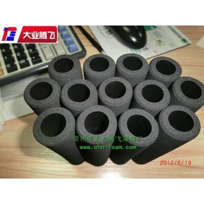 硅胶防震泡棉圆筒形防震海绵阻燃防震泡棉套管