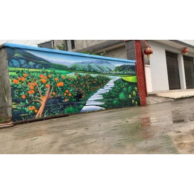 德阳市苗族墙体彩绘,德阳新农村墙面彩绘报价表
