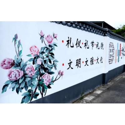 邛崃墙绘篮球馆墙体彩绘,邛崃农村墙体绘画
