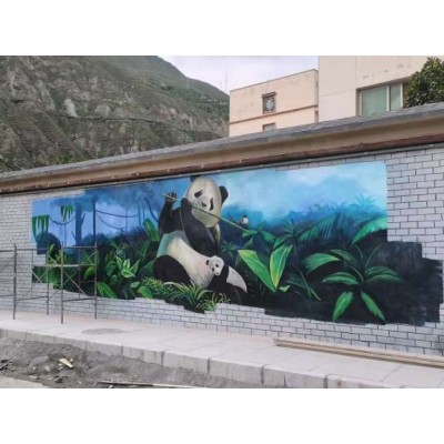 阿坝户外墙体广告苗族墙体彩绘费用