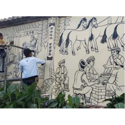 毕节如此多彩，探秘古建墙体彩绘与3D墙绘的魅力