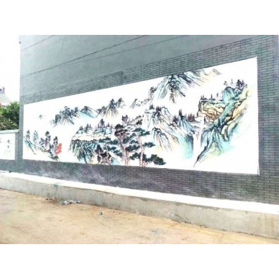 邢台烟囱冷却塔美化 邢台农村文化墙材料