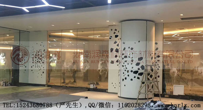 长沙冲孔铝单板,湖南铝单板幕墙,勾搭龙骨,A字龙骨,C型冲孔龙骨