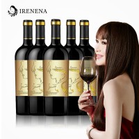 IRENENA红酒温碧霞自创品牌进口法国葡萄酒海潮歌慕干红