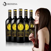 IRENENA红酒温碧霞自创品牌进口智利葡萄酒风味美乐酒庄干红