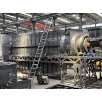 纸厂垃圾高温气化热解炉 北斗机械 新型无烟固废环保热处理设备