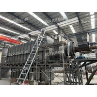 竹屑炭化炉 炭粉制棒成型设备 新工艺生态循环竹木炭化过程