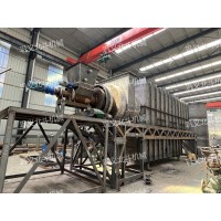 高产量稻壳碳化炉缺氧干馏农业废弃物炭化机资源循环炭化利用设备
