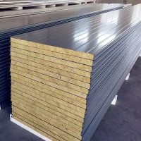 彩钢岩棉复合板钢结构屋面保温隔热材料