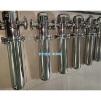 氮气除菌除油除水过滤 不锈钢法兰压缩空气精密过滤器