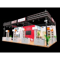 免费设计 展会展台搭建 快装系统 标摊设计搭建 个性化展台