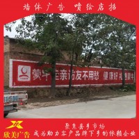黑龙江金林柯赛德文化墙设计制作伊春铁力墙体广告与农村环境结合